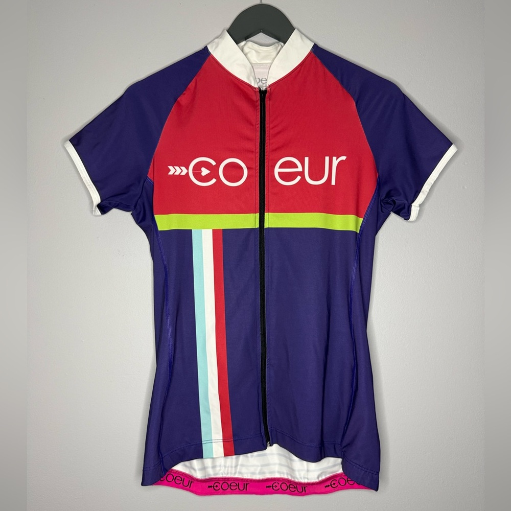 Coeur Women's Purple Cycling Jersey